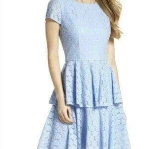 Gal Meets Glam Light Blue Dress Size 12